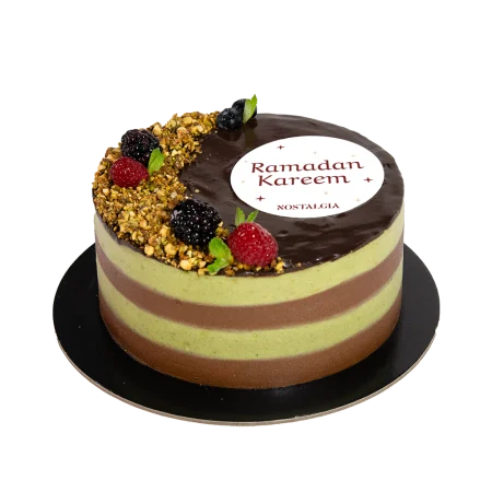 Ramadan Special Pistachio Nutella Cake - Nostalgia